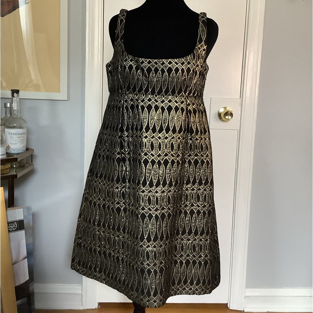 Milly of New York Gold & Black Dress